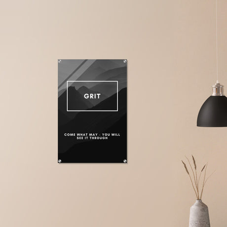  motivational wall art grit