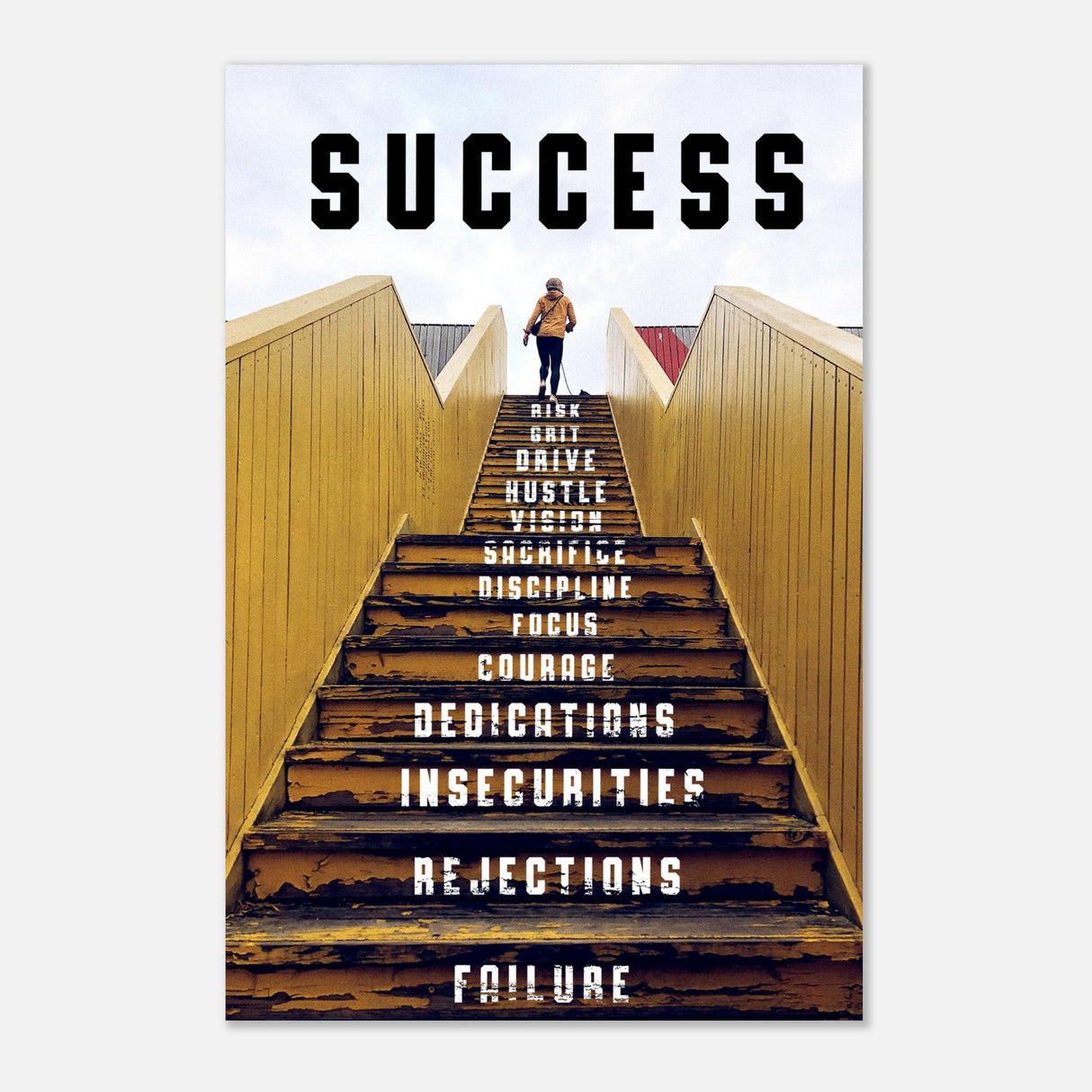 da vinci motivational wall art success 1