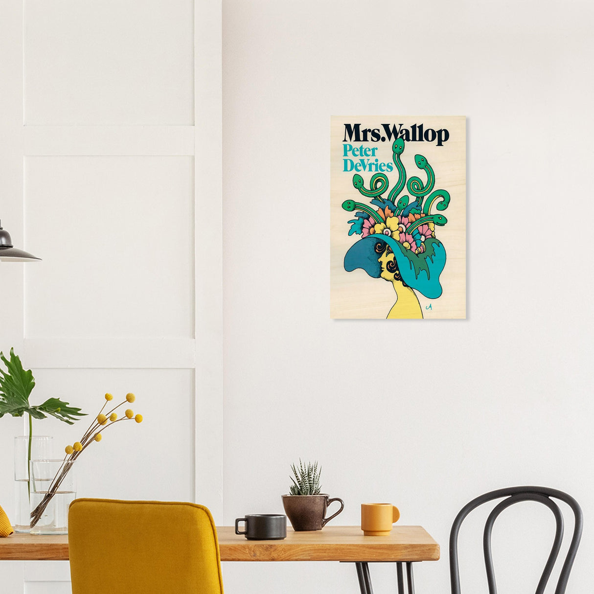 pop art wall art print mrs wallop