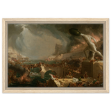 the course of empire destruction by thomas cole classic historical art print50x75 cm / 20x30″Canvas