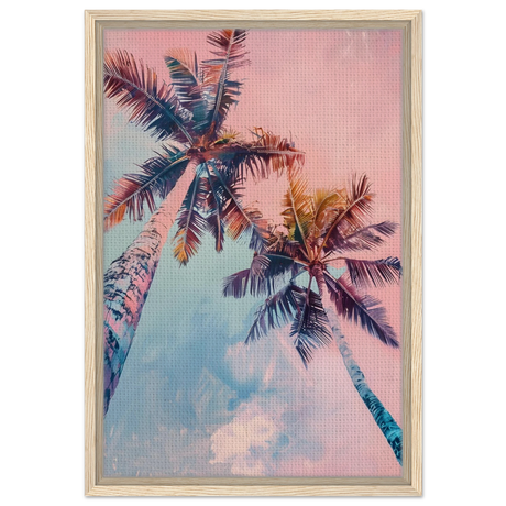 sunset palms wall art print60x90 cm / 24x36″Wood Prints