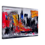 Urban Inferno â€“ Abstract Cityscape Wall Art PrintAcrylic Print30x45 cm / 12x18â€³