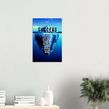 da vinci motivational wall art success 3