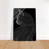  minimalist nature wall art cat animal prints