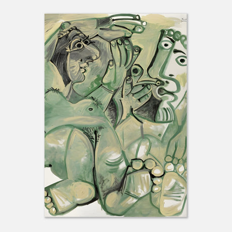 homme et femme nus by pablo picasso 1968