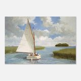 da vinci nature wall art boat