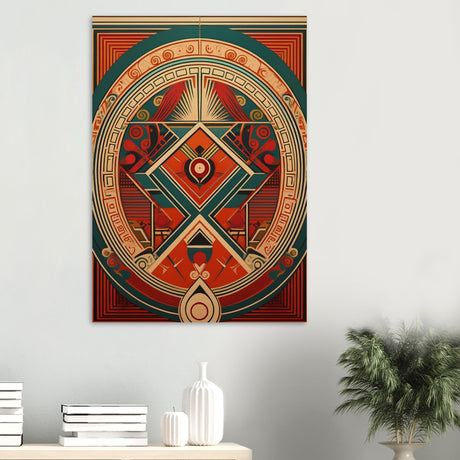 da vinci geometric modern art 1