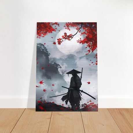  pop art wall art print japanese samurai 1