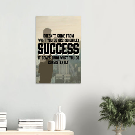 da vinci motivational wall art consistency