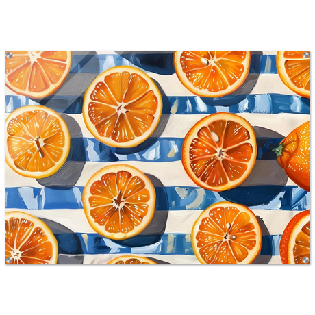 citrus splash wall art print60x90 cm / 24x36″Framed Canvas