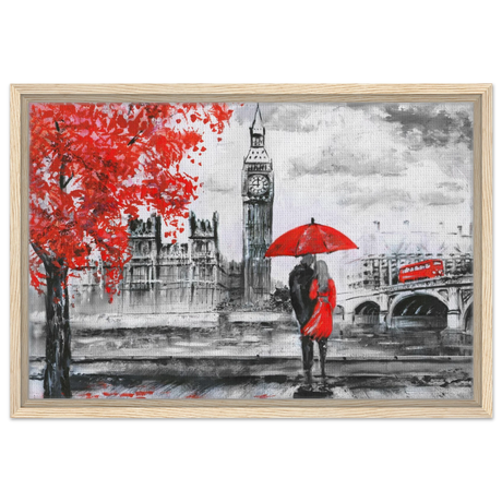 love in london rain romantic city escape wall art print40x60 cm / 16x24″Acrylic Print