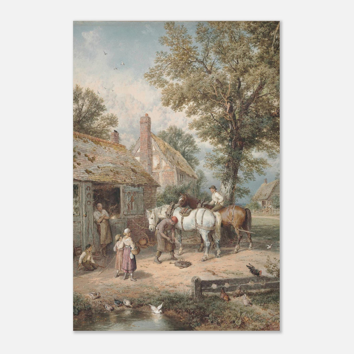 the smithy by myles birket foster