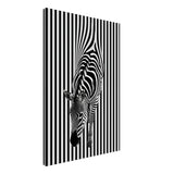  minimalist wall art wildlife zebra