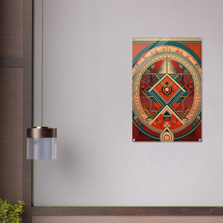 da vinci geometric modern art 1