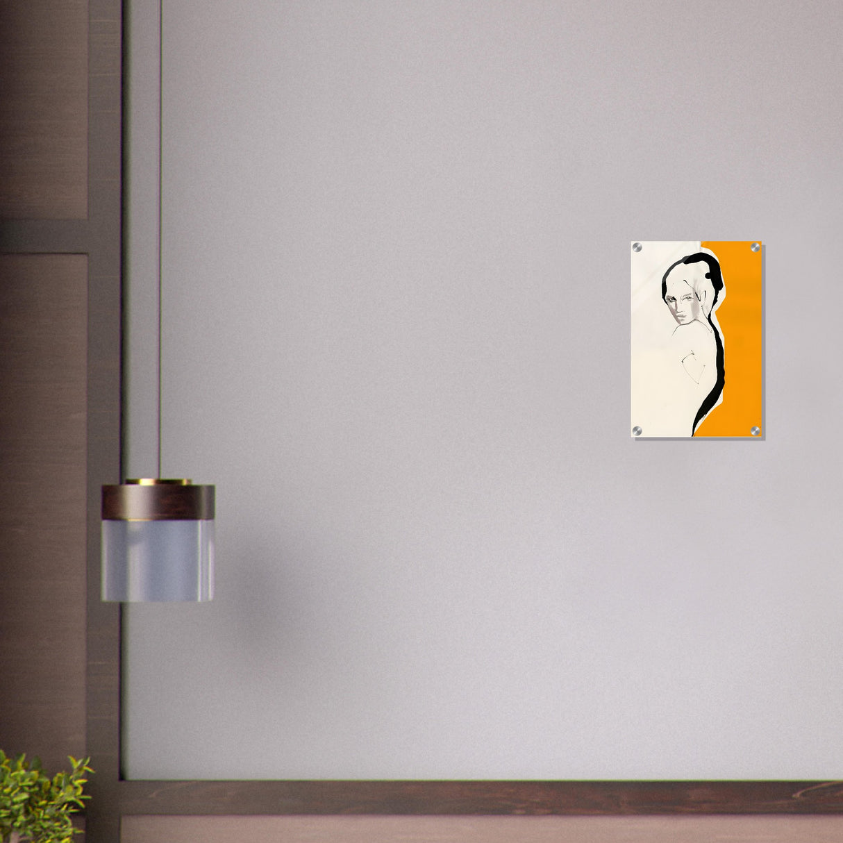 da vinci minimalist modern wall art 3