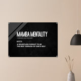  motivational wall art mamba mentality