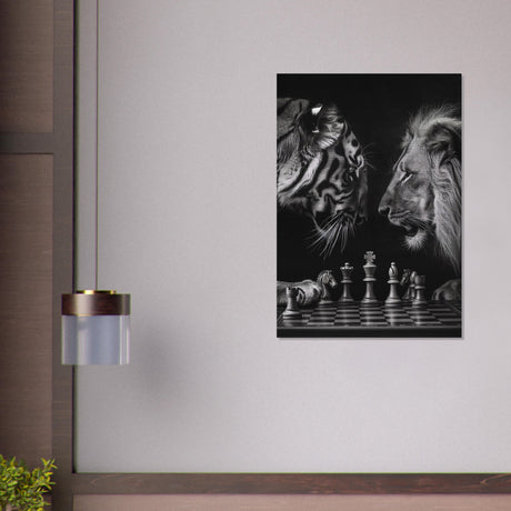  animal kingdom wall art wildlife lion tiger