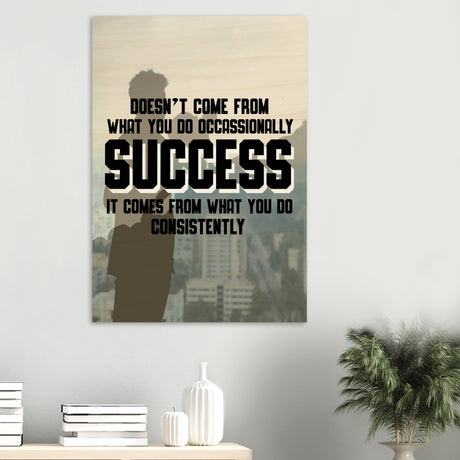da vinci motivational wall art consistency