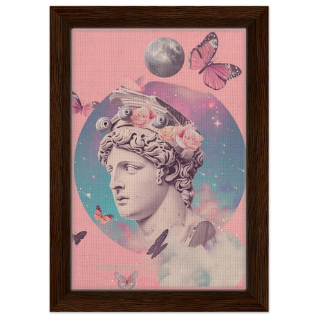 divine daydream neo classical cosmic reverie wall art print20x30 cm / 8x12″Brushed Aluminum Print