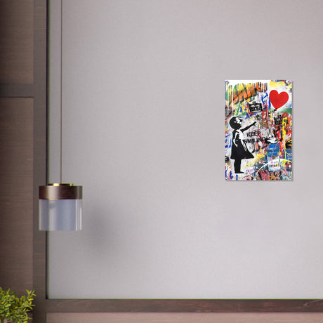 da vinci pop art wall art smile