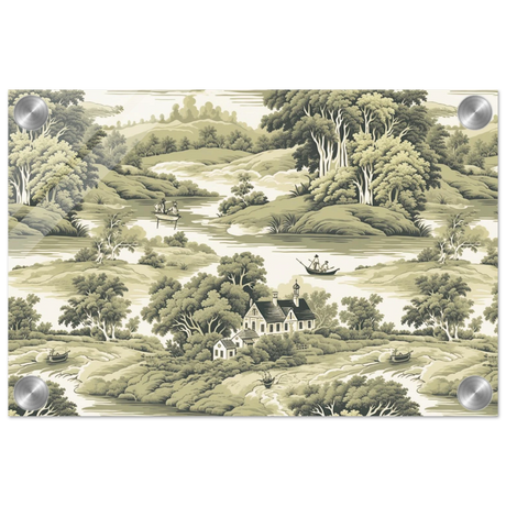 whispers of the countryside vintage scenic wall art print70x100 cm / 28x40″Wood Prints