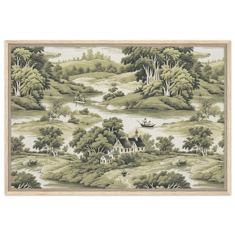 whispers of the countryside vintage scenic wall art print60x90 cm / 24x36″Aluminum Print