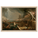 the course of empire destruction by thomas cole classic historical art print60x90 cm / 24x36″Framed Canvas