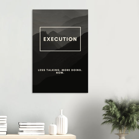 da vinci motivational wall art execution