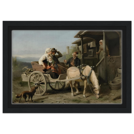 forsta besoket a nordic tale of togetherness by bengt nordenberg wall art print40x60 cm / 16x24″Acrylic Print