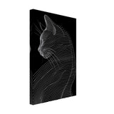  minimalist nature wall art cat animal prints