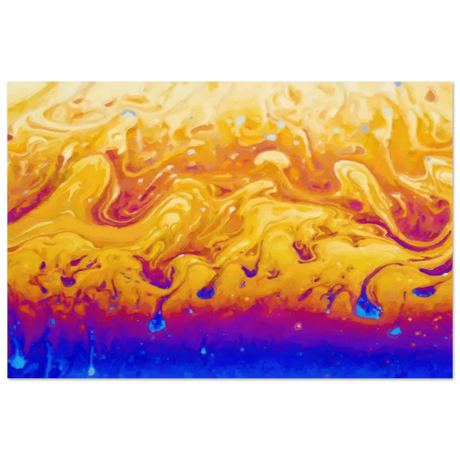Lava Dreamscape â€“ Fluid Abstract Wall Art PrintFine Art Poster70x100 cm / 28x40â€³