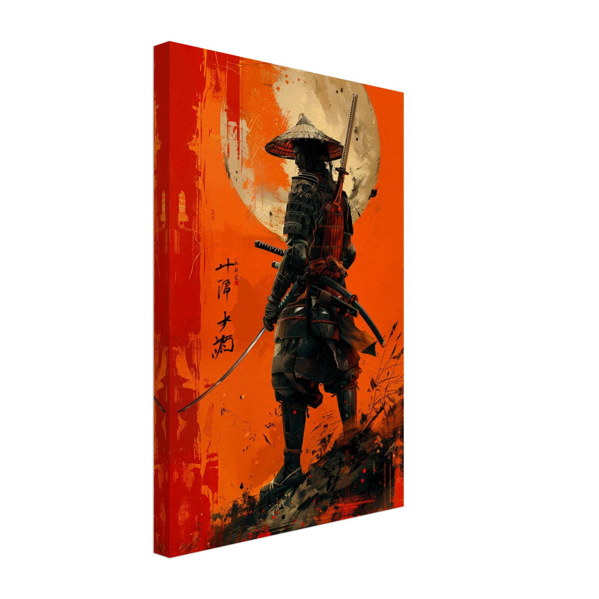  pop art wall art print japanese samurai