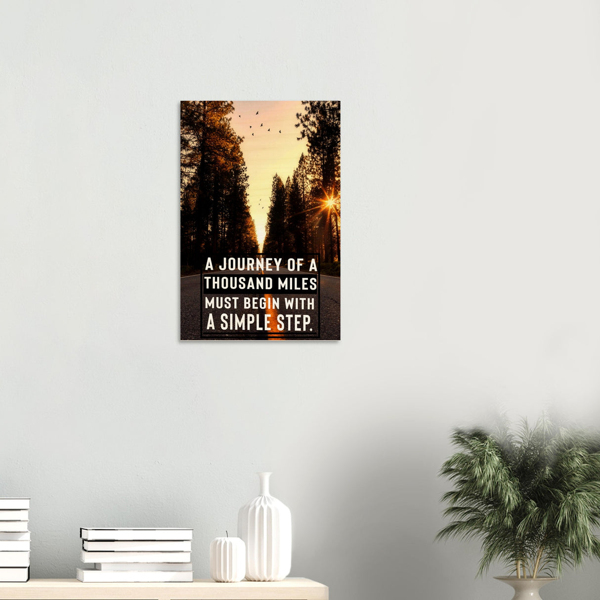 da vinci motivational wall art the simple step