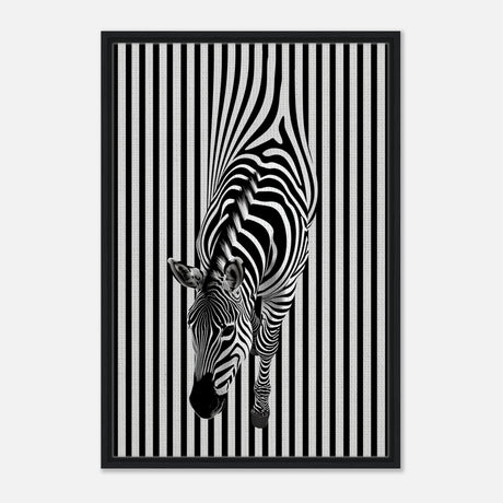  minimalist wall art wildlife zebra