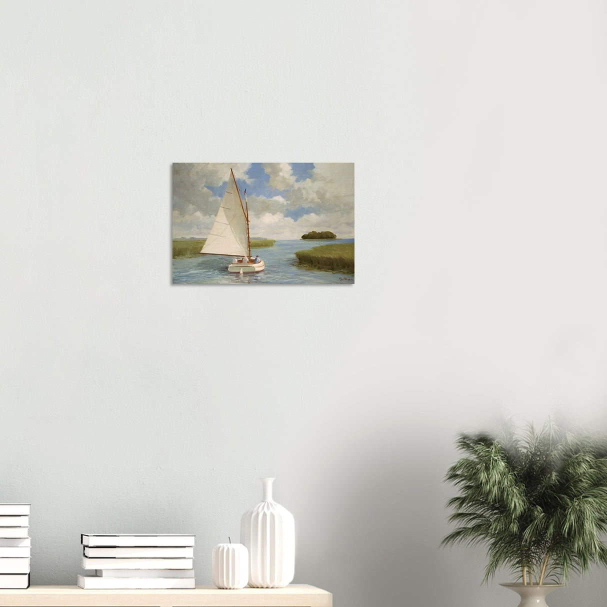 da vinci nature wall art boat