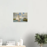 da vinci nature wall art boat