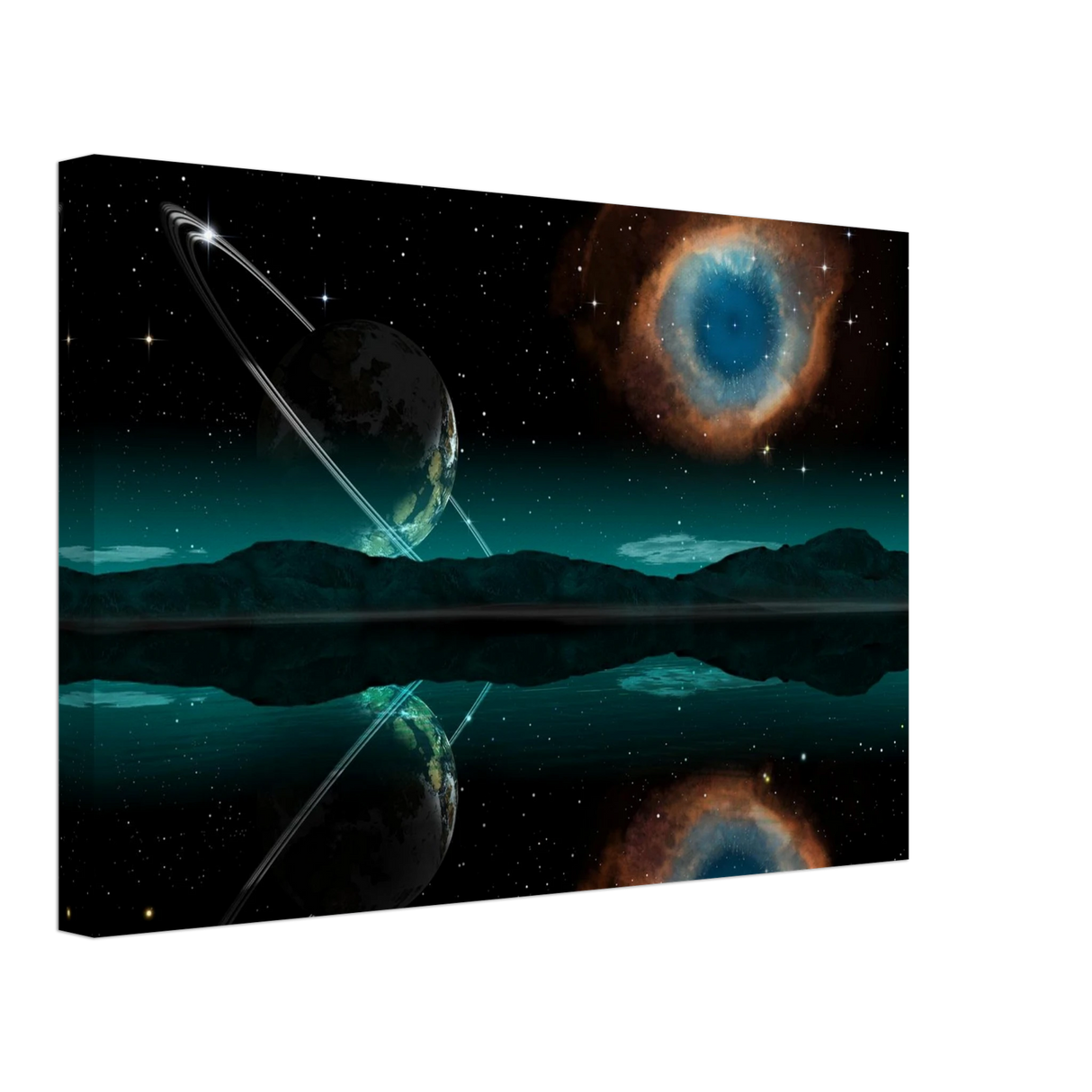 celestial reflections a portal beyond the stars wall art print50x75 cm / 20x30″Acrylic Print