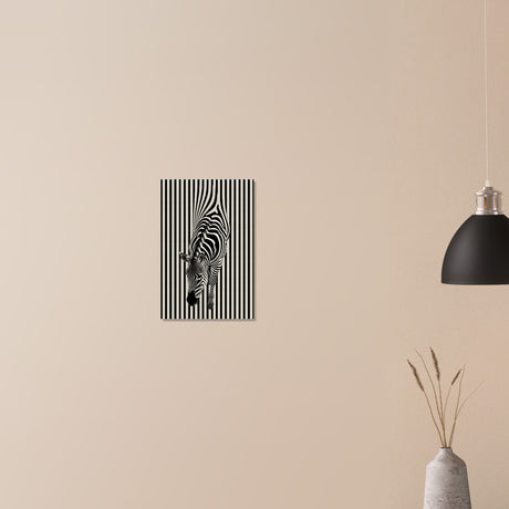  minimalist wall art wildlife zebra