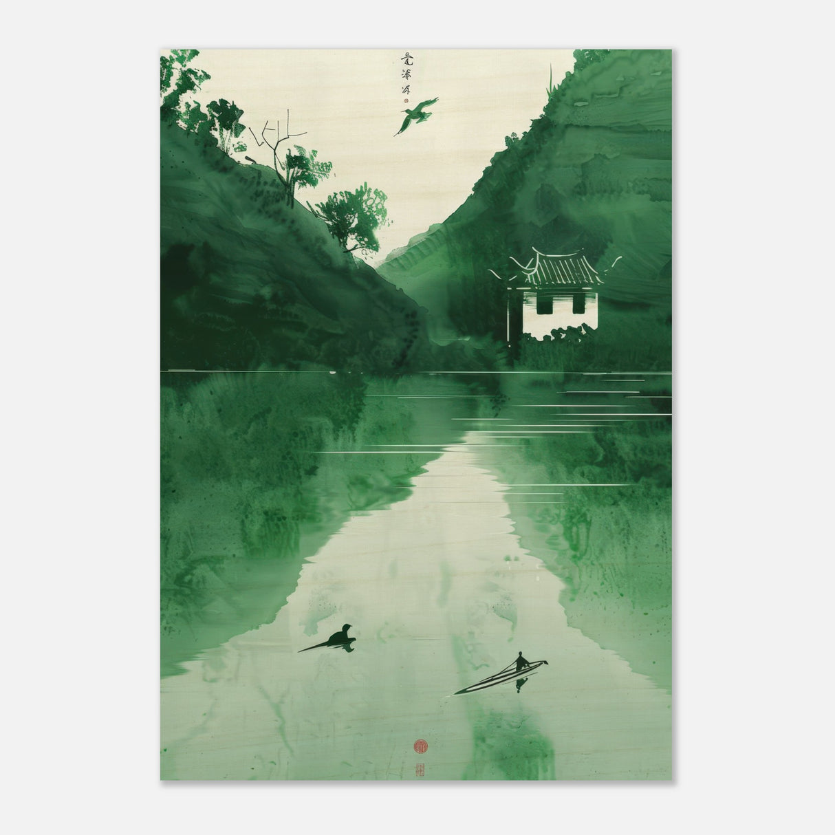  minimalist nature wall art japanese theme