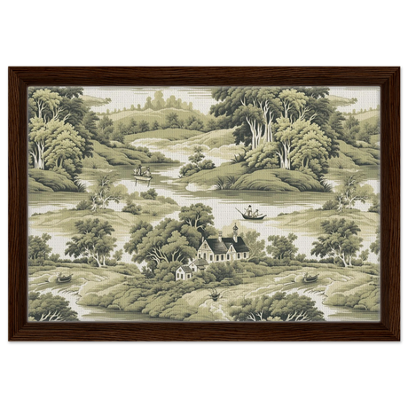 whispers of the countryside vintage scenic wall art print20x30 cm / 8x12″Wood Prints