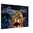 lunar eclipse isle a celestial nightscape awakened by the moon fine art digital illustration surreal moonlit scene20x30 cm / 8x12″Acrylic Print