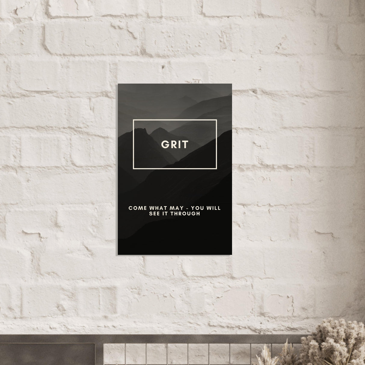  motivational wall art grit