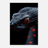  animal kingdom wall art wildlife black mamba snake