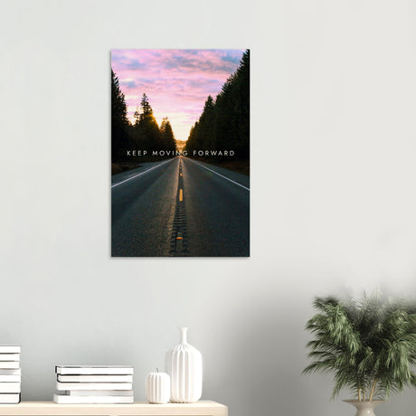 da vinci motivational wall art moving forward