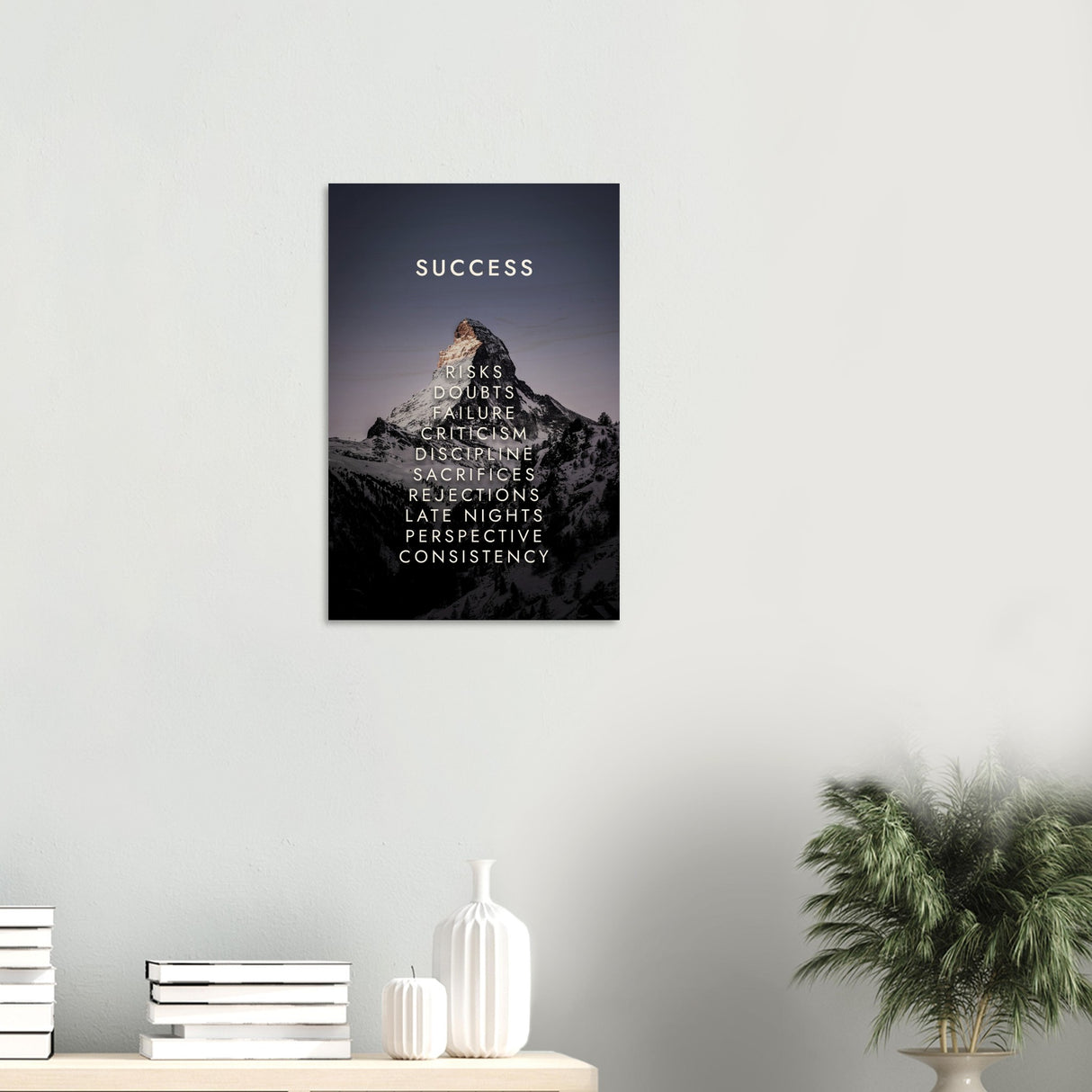 da vinci motivational wall art success