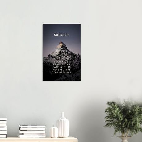 da vinci motivational wall art success