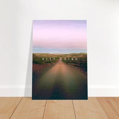da vinci motivational wall art keep going