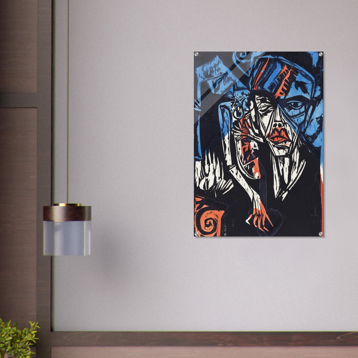 the agonies of love by ernst ludwig kirchner wall art print