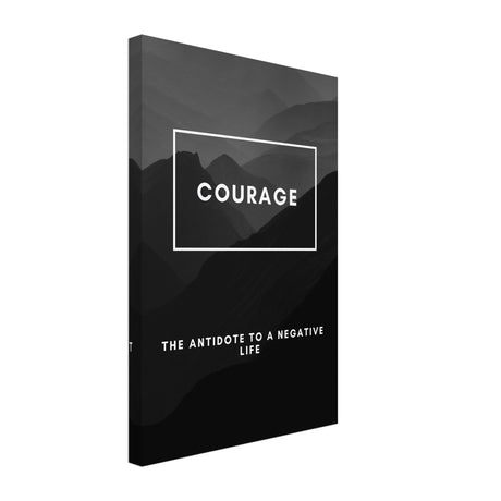da vinci motivational wall art courage