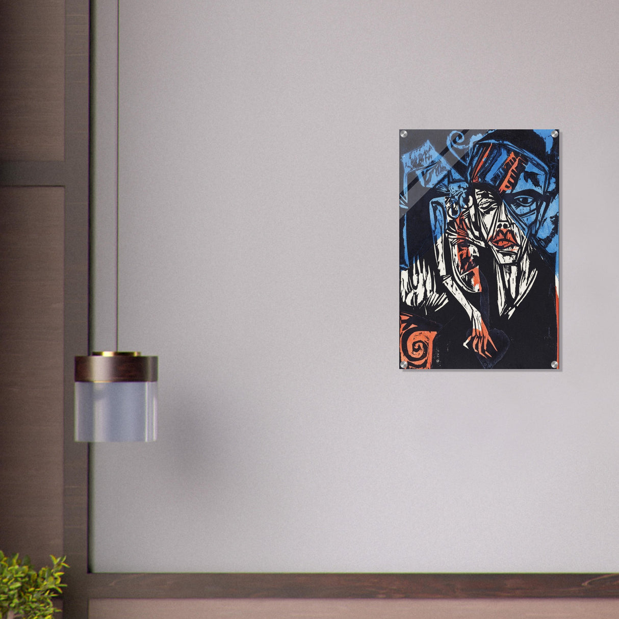 the agonies of love by ernst ludwig kirchner wall art print